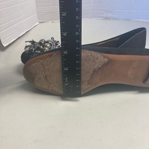 ISABELLA FLORE Women’s Genuine Leather Made in Italy Vero Cuoio Size 8.5 M Black - Picture 7 of 12